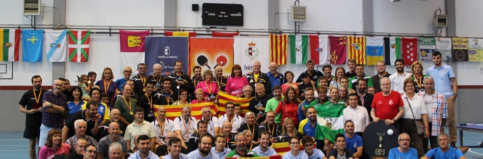 Alrededor de 400 personas, entre jugadores y acompañantes, en el Campeonato de España de Tenis de Mesa de Torrijos