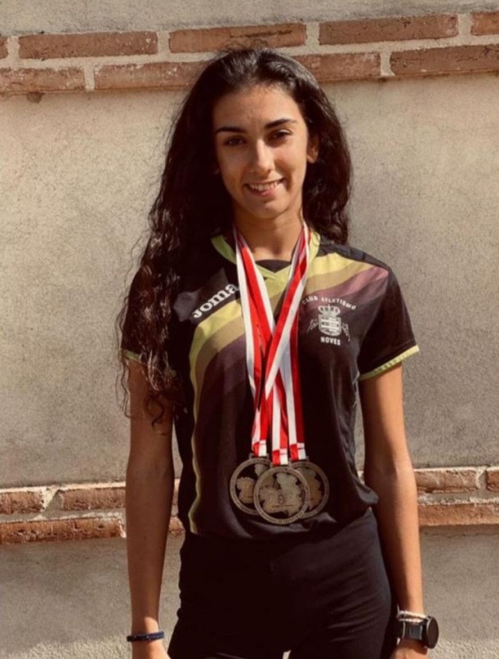 La atleta torrijeña Mariola Hernández, triple campeona de Castilla-La Mancha